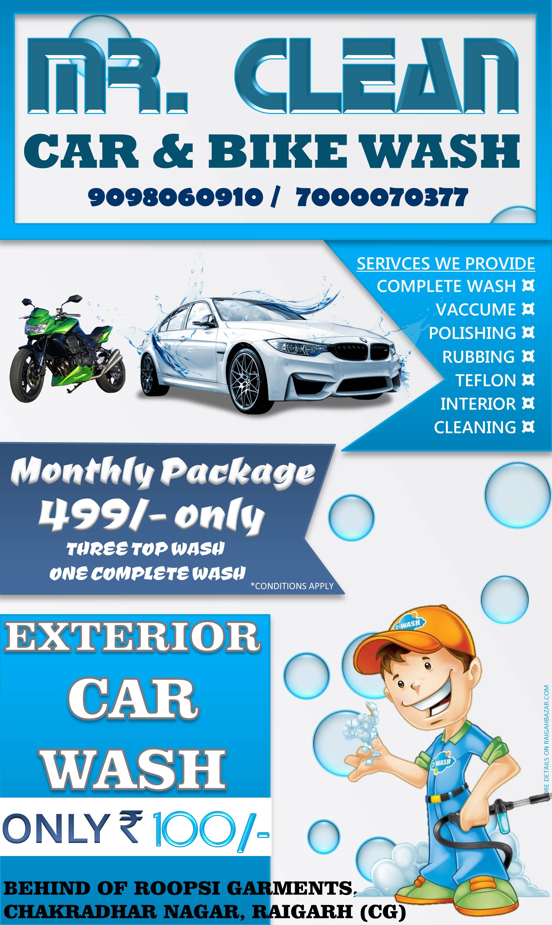 MR CLEAN CAR & BIKE WASH