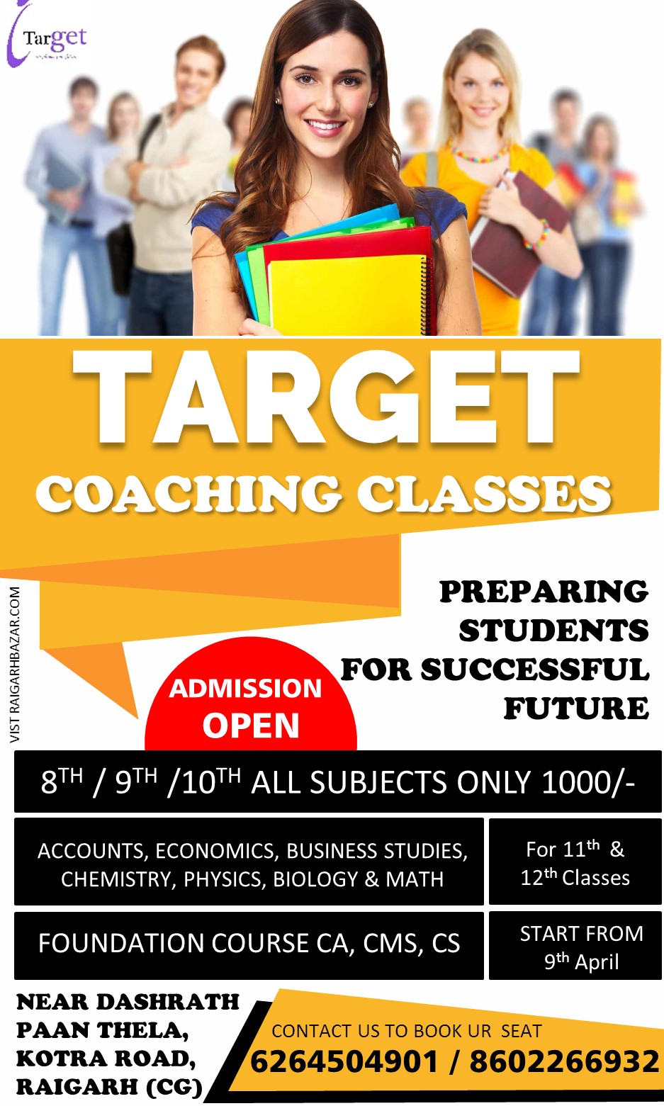 TARGET COACHING CLASSES